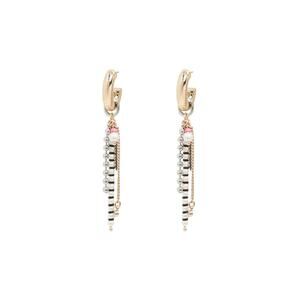 ELSIE FRIEDA Small Fringe Hoop Razzle Dazzle Earrings
